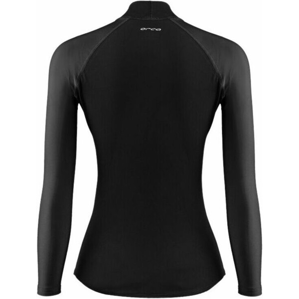 2024 Orca Womens Tango Thermal Long Sleeve Rash Vest MAAB Black